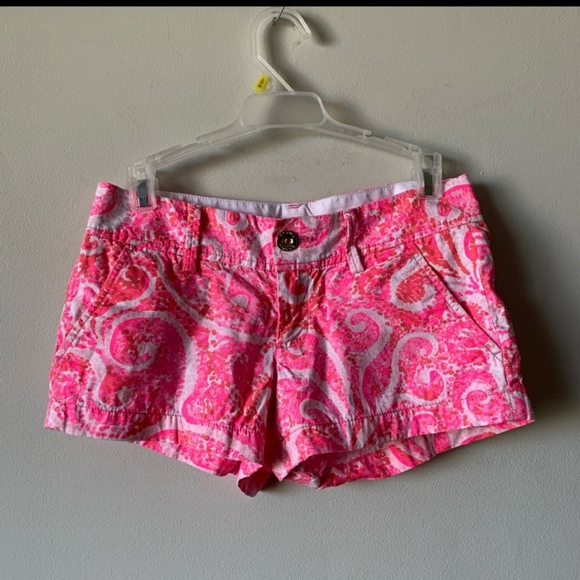 Lilly Pulitzer The Walsh Pink Shorts Size 00 - Picture 2 of 7